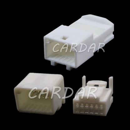 12 Pin 1318774-1 1318772-1 1473407-1 Auto Rear View Mirror Plug PCB Socket For Toyota Nissan