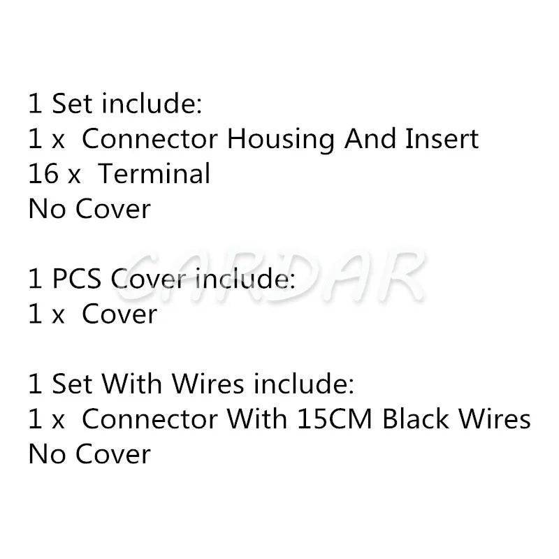 16 Pin OBD2 OBD-II Socket Automotive Diagnostic Interface OBDII OBD 2 Connector MG610761-5 12110250 For VW GM Wuling