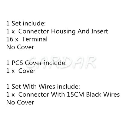 16 Pin OBD2 OBD-II Socket Automotive Diagnostic Interface OBDII OBD 2 Connector MG610761-5 12110250 For VW GM Wuling