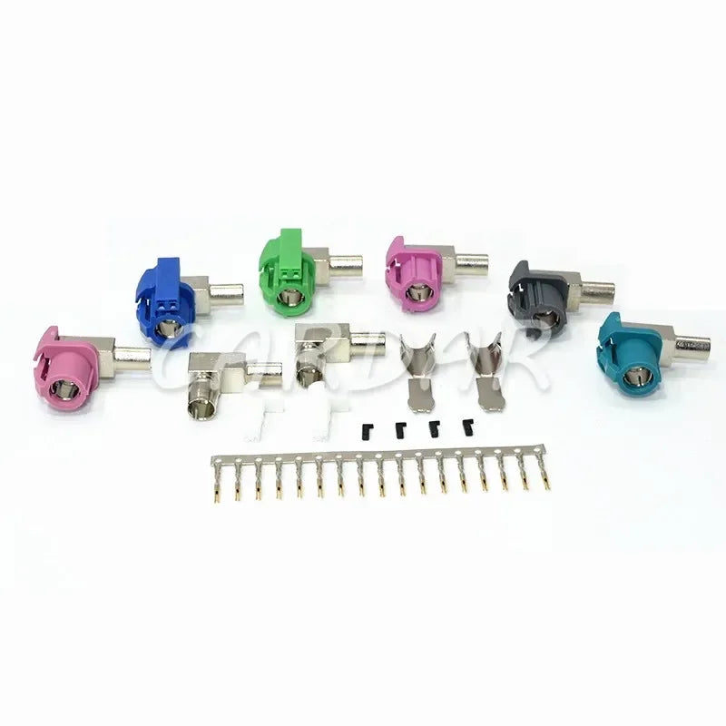 Auto LVDS 6 Pin HDS Connectors Automotive Audio Socket Universal Car Fakra Adapter EVO Cable Connector