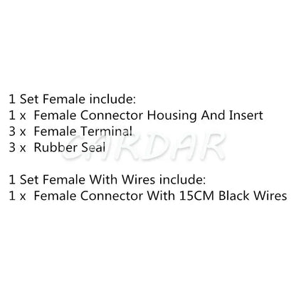 3 Pin 7900-1493-000 Car Waterproof Socket Auto Electric Cable Connector Automotive Plugs