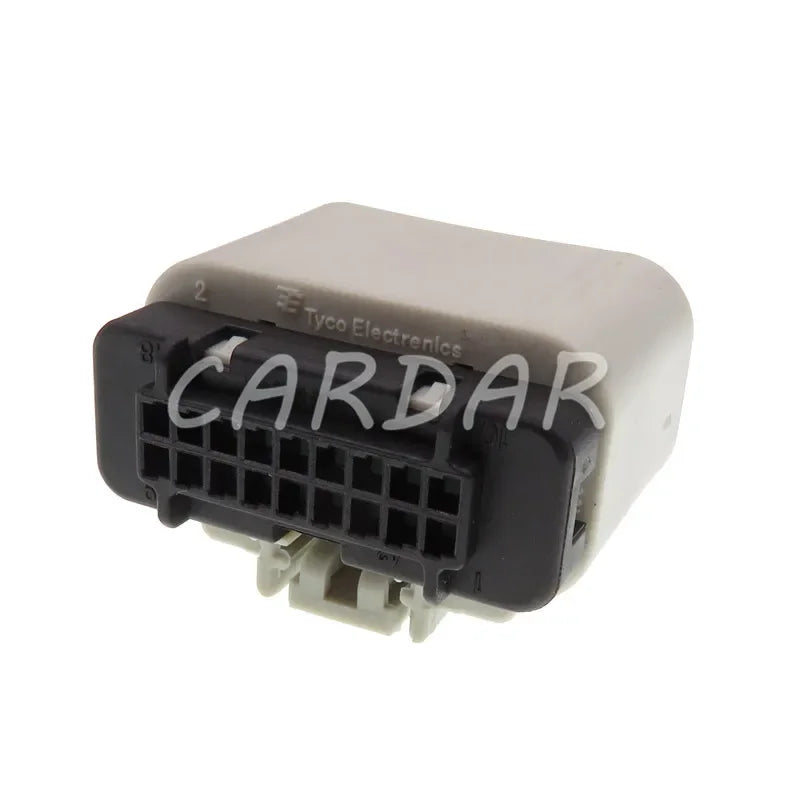 18 Pin 1488533-6 Auto Air Flow Meter Plug Car Radar Cable Connector Gray Wire Socket With Terminals
