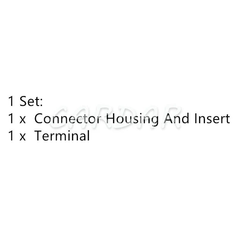 1 Pin 9.5mm Automobile Wiring Socket with Terminal Auto Large Current Connector