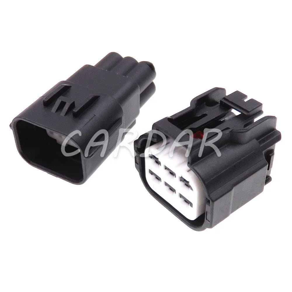 6 Pin 2 Series Automotive Waterproof Male Female Socket Car Wiring Harness Adapter 6189-7535 6189-7534