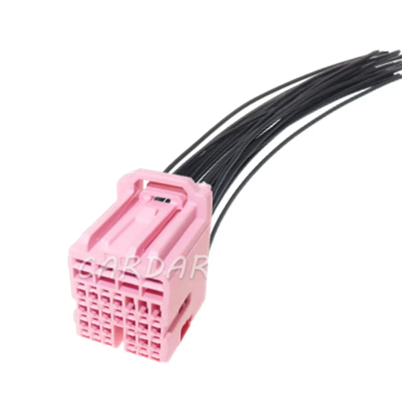 27 Pin Car Body Computer Module Cable Harness Socket 2098067-5 Pink Auto BCM Composite Connector