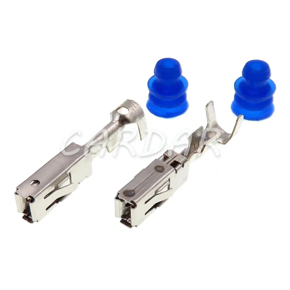 4 Pin 3.5 Series Grey Auto Waterproof Plastic Housing Wiring Terminal Socket With Terminal And Rubber Seals