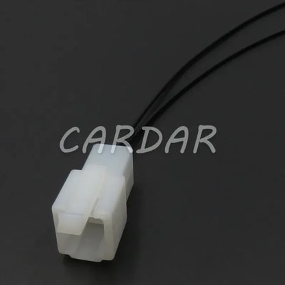 2 Pin White ABS Wiring Socket Automotive Connector Household Plug