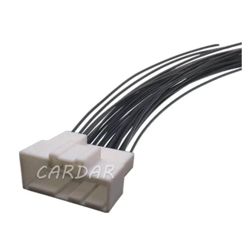 24 Pin Automobile Electrical Connector Assembly Car Unsealed Adapter Auto Wire Cable Unsealed Hybrid Socket