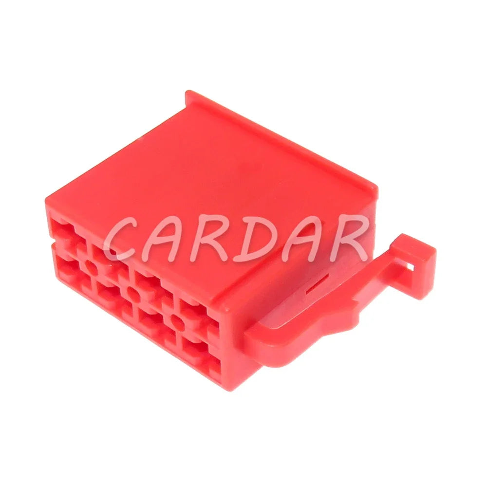 8 Pin 2.8 Series Red Plastic Housing Electrical Connector Car Wiring Harness Socket Auto Parts