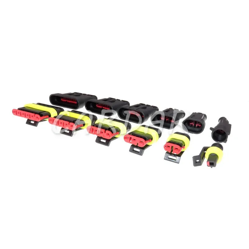 High Quality Superseal AMP/Tyco Waterproof Electrical Connector 1/2/3/4/5/6 Way Pin Sealed Plug Cable Sockets For Car Truck