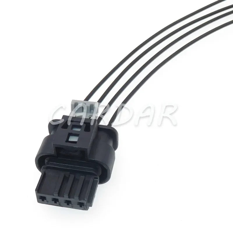 4 Pin 805-122-541 Car Female Socket Auto Exhaust Pipe Electronic Valve Dedicated Wiring Connector with Pins Rubber Seals