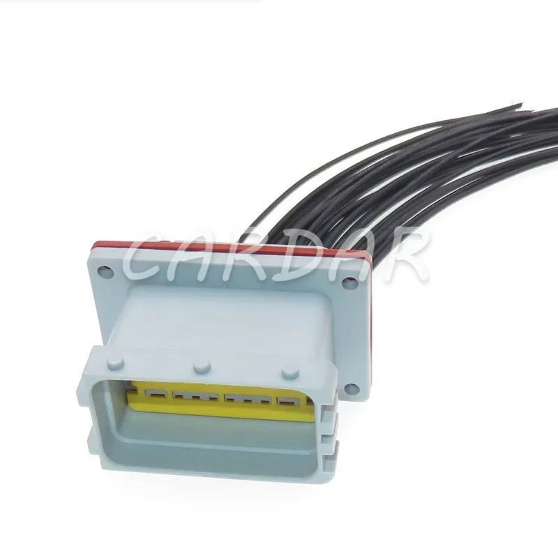 24 Pin FCI 211PC249S8005 HCCPHPE24BGYB90F Automotive ECU Connector PCB Socket Grey Plug For Cars Auto Parts