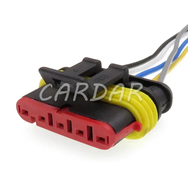 Superseal 1.5 Kit AMP Tyco 1/2/3/4/5/6 Pin Waterproof Electrical Wire Connector Waterproof With Wire Harness