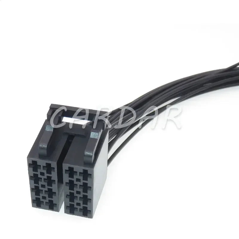 16 Pin 3.5mm Auto Audio Cable Socket Automotive ISO Wire Plug Connector