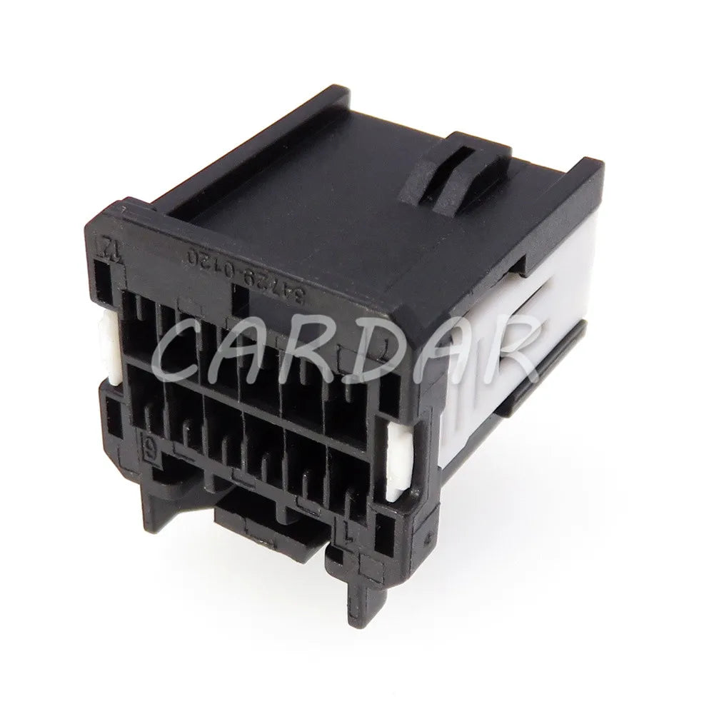 12 Pin Miniature Unsealed Socket Auto Modification Parts 34729-0120 0.6 Series Car Audio Electrical Connector