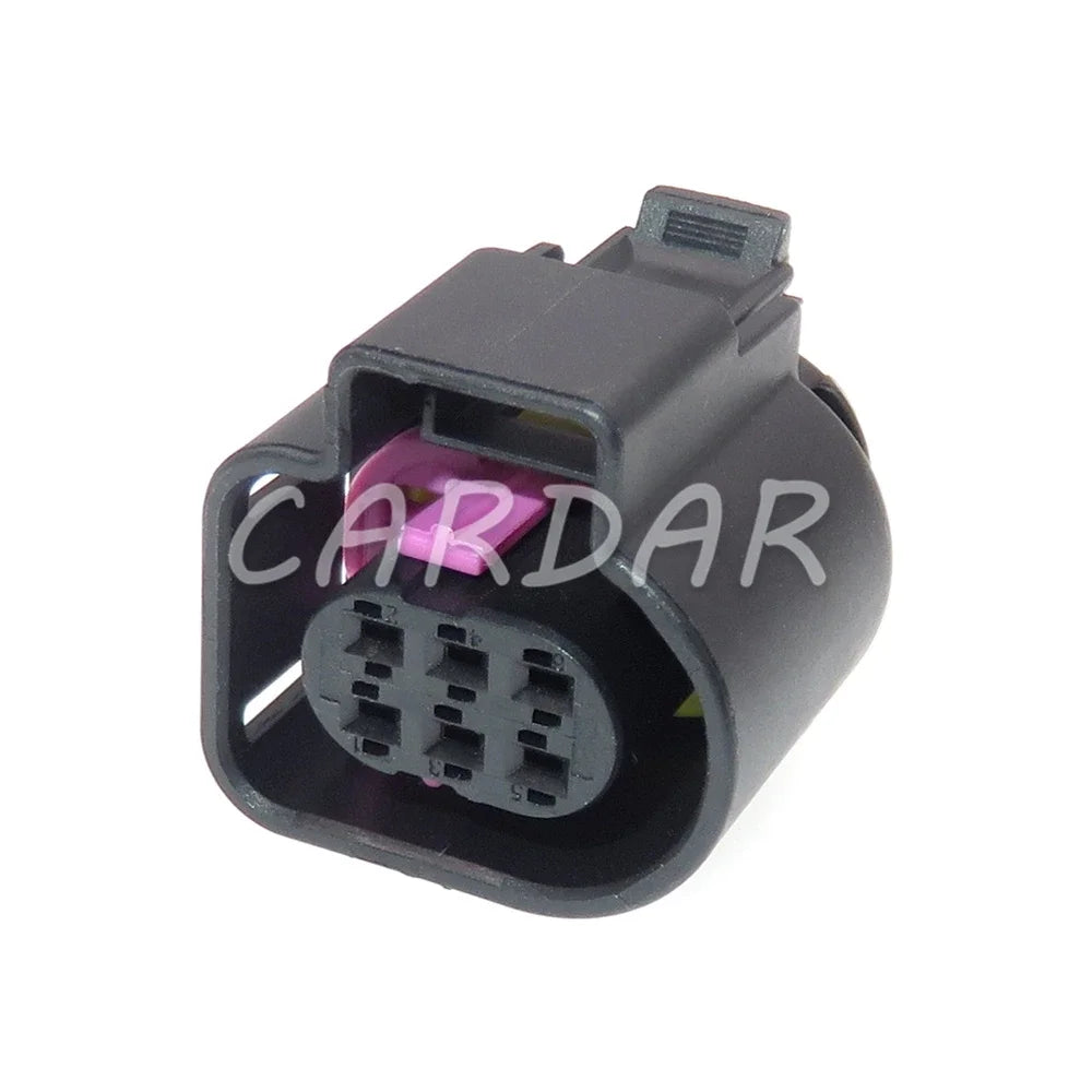 6 Pin 1928404669 Vehicle Speed Accelerator Pedal Plug Oxygen Sensor Socket For VW Audi Cadillac