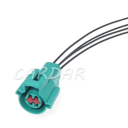 4 Pin 1.5 Series Auto Male Female Docking Cable Connector Green Automobile Waterproof Socket