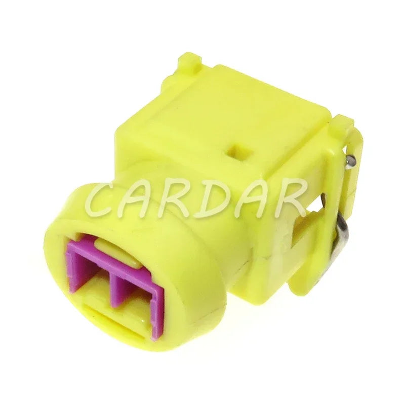 2 Pin 3.5 Series Yellow Automobile Cable Wiring Terminal Unsealed Connector Car Parts Socket 144473-4