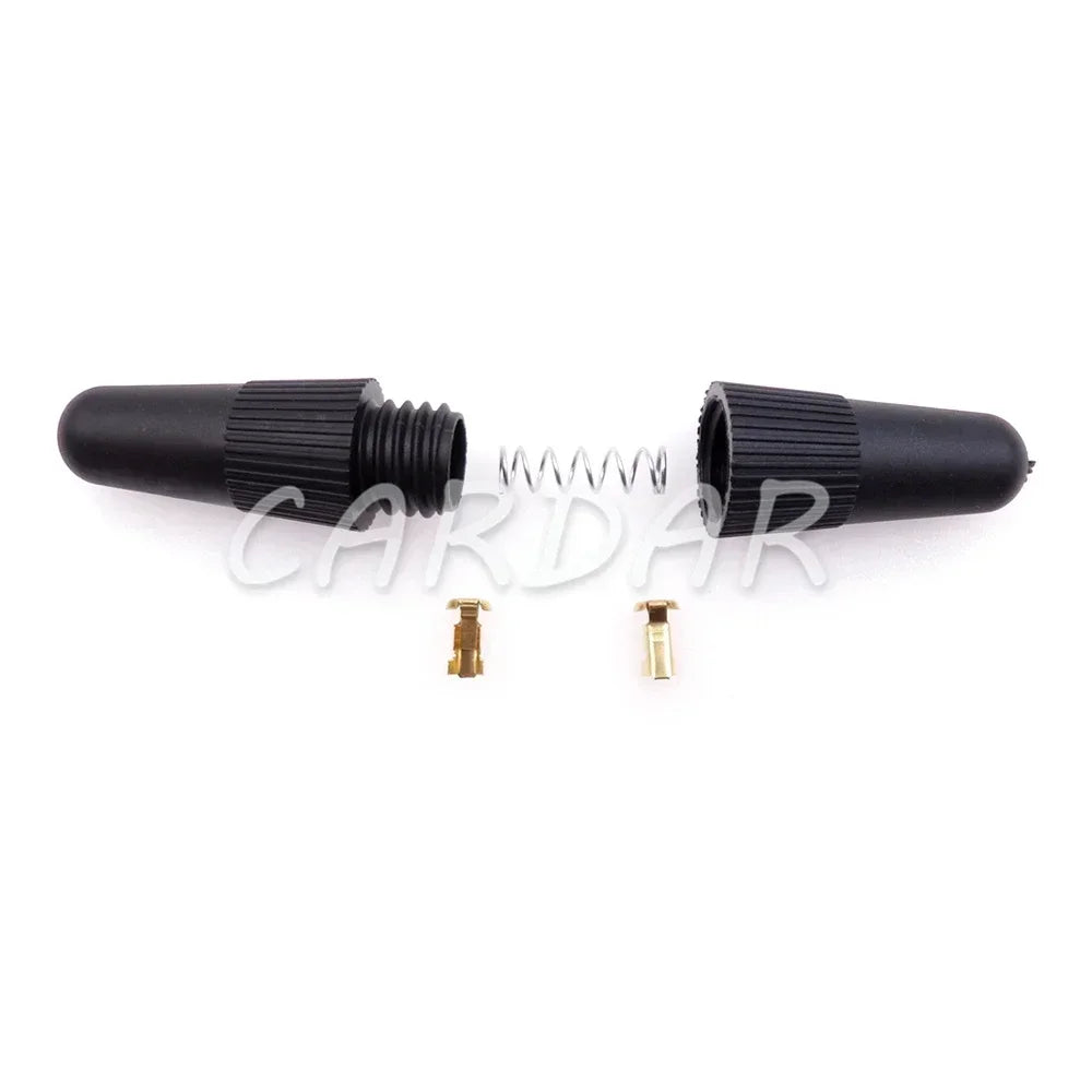 Black Fuse Holder BX3017A Screw Type Glass Fuses Box With Spring and Terminal