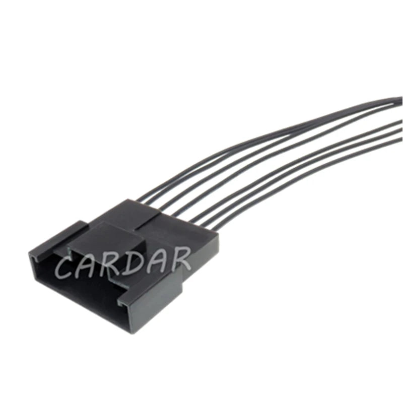 7 Pin 1.5 6.3 Series 6RA 971 975 Auto Electric Wire Male Female Docking Unsealed Socket With Terminal