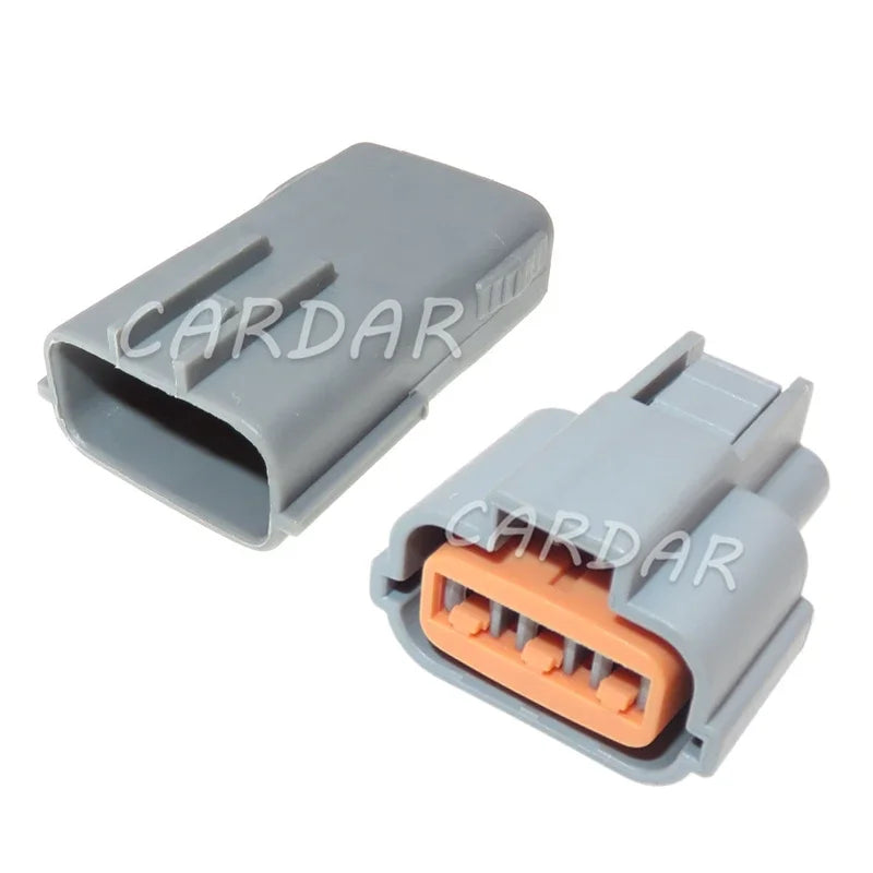 3 Pin 6195-0012 High-Voltage Pack Ignition Coil Waterproof Connector Car Female Socket PU465-03127 PU475-03900 with Terminal and Rubber Seal For Mitsubishi