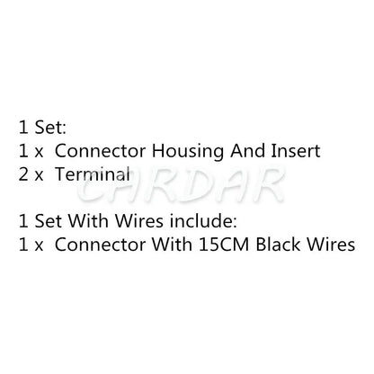 2 Pin 144473-8 Automotive Car Speaker Cable Socket Electrical Connector For Peugeot Citroen C4 C6