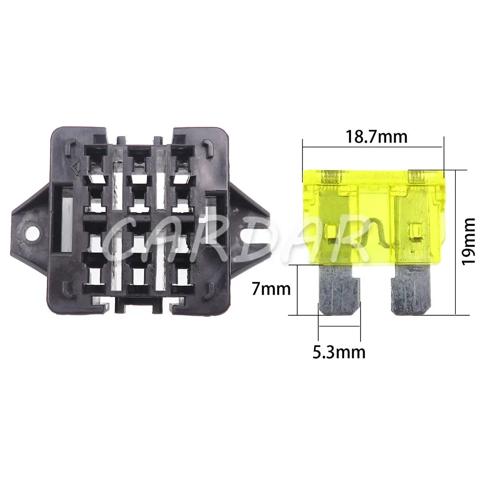 6/14/20 Way Standard Car Fuse Holder Box Blade Fuse Block Automotive Multi-circuit Assembly Control Box with Terminals