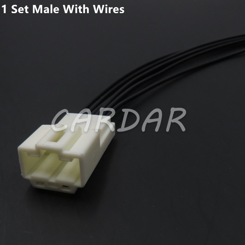 6 Pin 7282-8663 7283-8660 Auto Rear View Camera Wire Car Socket Connector For Nissan