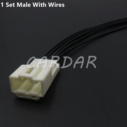 6 Pin 7282-8663 7283-8660 Auto Rear View Camera Wire Car Socket Connector For Nissan
