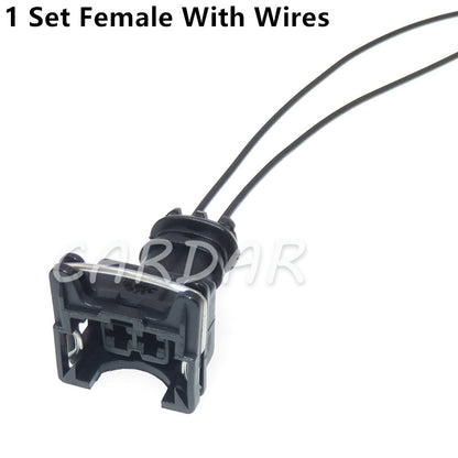 2 Pin 282189-1 282762-1 EV1 Auto Fuel Injector Plug Car Waterproof Electrical Wire Connector Automobile Socket