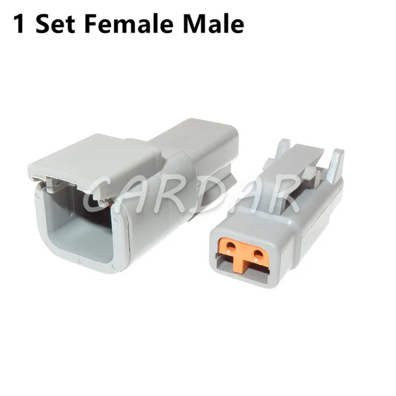 Deutsch DTM Waterproof Wire Connector Kit DTM06-2/3/4/6/8/12S DTM04-2/3/4/6/8/12P Automotive Sealed Plug with pins