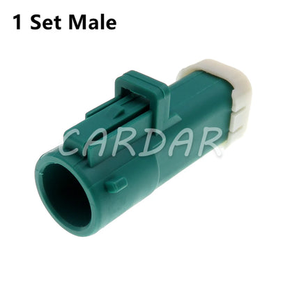 4 Pin 1.5 Series Auto Male Female Docking Cable Connector Green Automobile Waterproof Socket