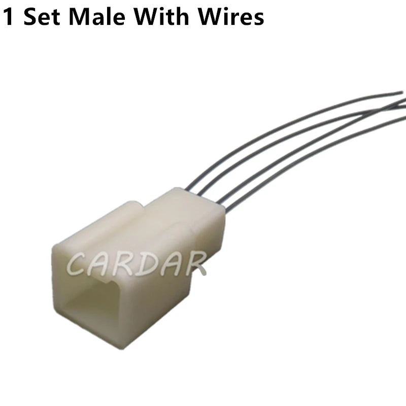 4 Pin 2.8 Series Auto Fuel Pump Electrical Connector 6130-0540 6130-2340 Male Female Unsealed Socket