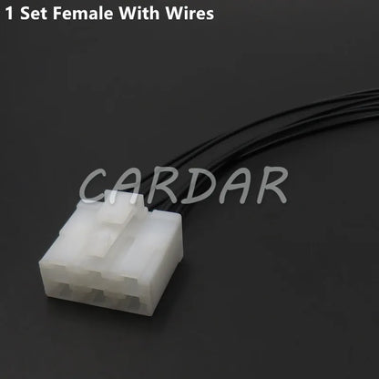 6 Pin 6070-6481 6070-6471 Electrical Connector 6.3mm Cable Plug Wiring Socket