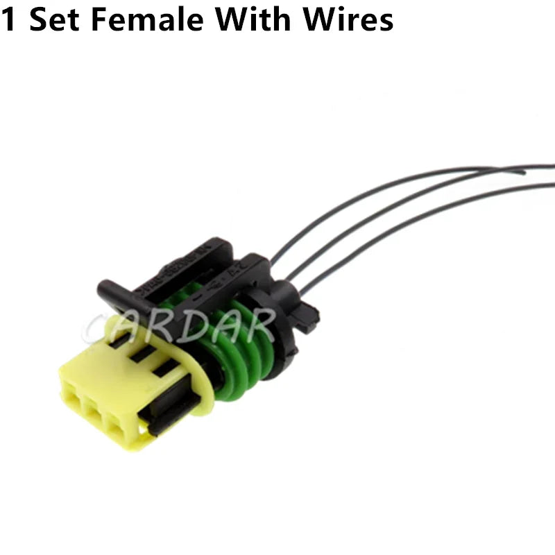 3 Pin Wire Harness Connector Motorcycle Plug Automotive Socket
