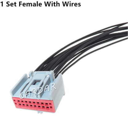 16 Pin Auto Male Female Docking Cable Socket Car Unsealed Connector Auto Accessories 30968-1167 30700-1167