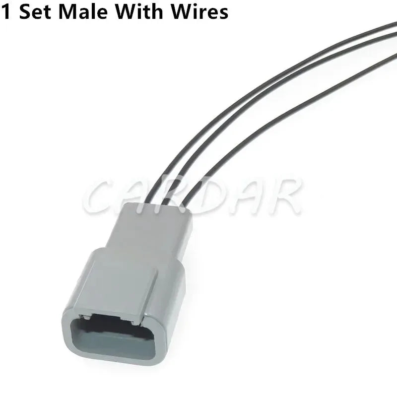 3 Pin Deutsch DTM DTM06-3S/ATM06-3S DTM04-3P/ATM04-3P Wire Connector Gray Waterproof Auto Socket