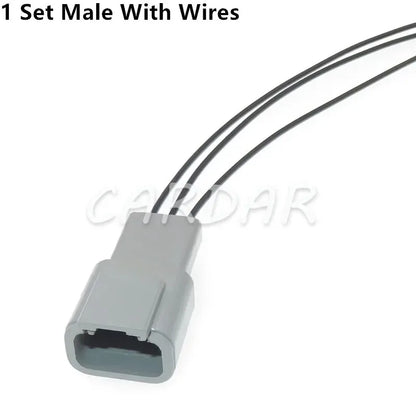 3 Pin Deutsch DTM DTM06-3S/ATM06-3S DTM04-3P/ATM04-3P Wire Connector Gray Waterproof Auto Socket