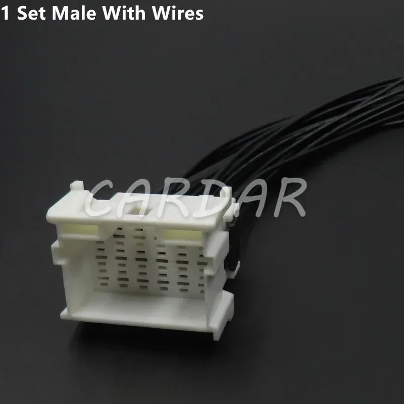 18 Pin Car Male Female Wiring Harness Socket Auto Power Amplifier Plastic Housing Connector 7-968974-1 2-967629-1