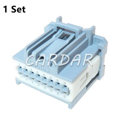 16 Pin Miniature Automotive Unsealed Socket Car Atmosphere Lamp Wiring Terminal Replacement Connector Parts