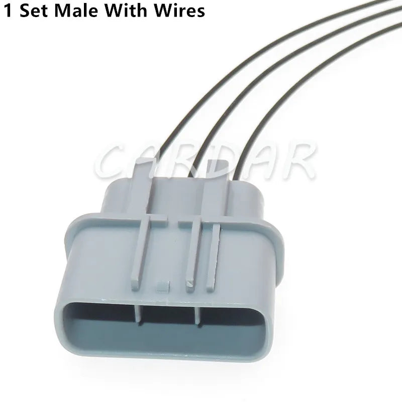 3 Pin QLW-A-3F-B QLW-A-3F-GR Waterproof Connector Automotive Electrical Sealed Plug Auto Fan Cable Socket