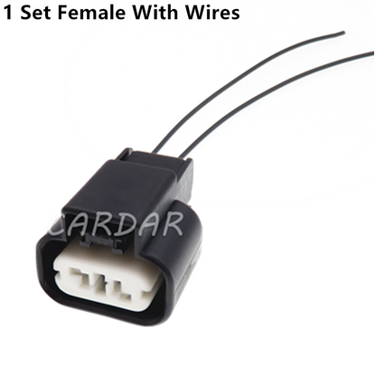2 Pin 2.2 Series AutoAir Conditioning Compressor Cold Air Pump Plug Wiring Sealed Socket For Hyundai KIA PK505-02027