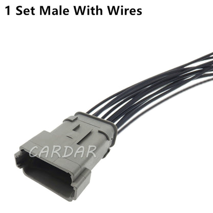 12 Pin DT04-12P-E008 DT04-12S-E008 Car Cable Socket Car Window Plastic Housing Wire Connector