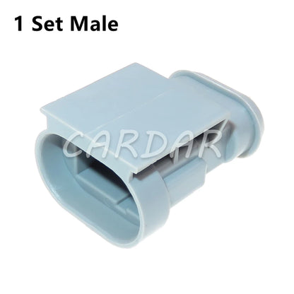 6 Pin 3.5 Series Grey Automobile Electric Wire Waterproof Female Socket Unsealed Male Plug
