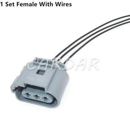 3 Pin 1J09737236 1J0973723G 3.5mm Auto Fog Lamp Light Socket Crankshaft Sensor Connector For VW
