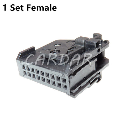 18 Pin 1-1355350-1 1-1355349-1 Car Air Conditioning Panel Plug Auto Amplifier Wire Socket For VW BMW