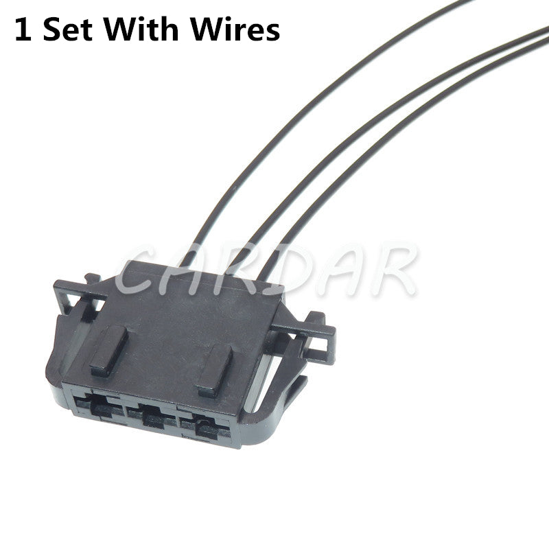 3 Pin 1J0 972 753 Automotive Cable Connector Auto Fan Wire Sockets 6.3mm 1J0972753 For VW Audi