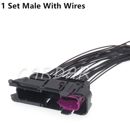 28 Pin Car Connector Auto Plastic Housing Male Female Socket 1K0937722 1K0837702 1813113-1 1813108-1
