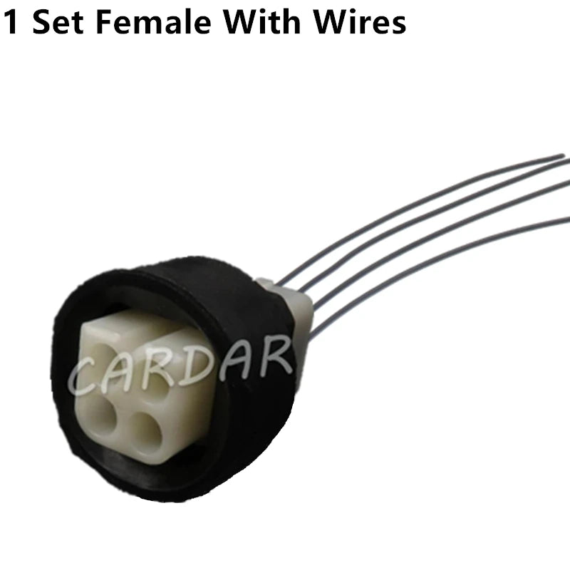 4 Pin Electronic Quadrate Waterproof Insulated Wire Electric Connector Socket