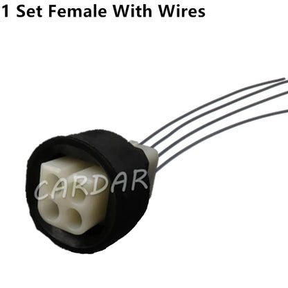 4 Pin Electronic Quadrate Waterproof Insulated Wire Electric Connector Socket